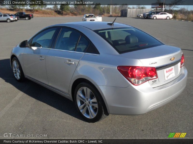 Silver Ice Metallic / Jet Black Leather 2011 Chevrolet Cruze LTZ