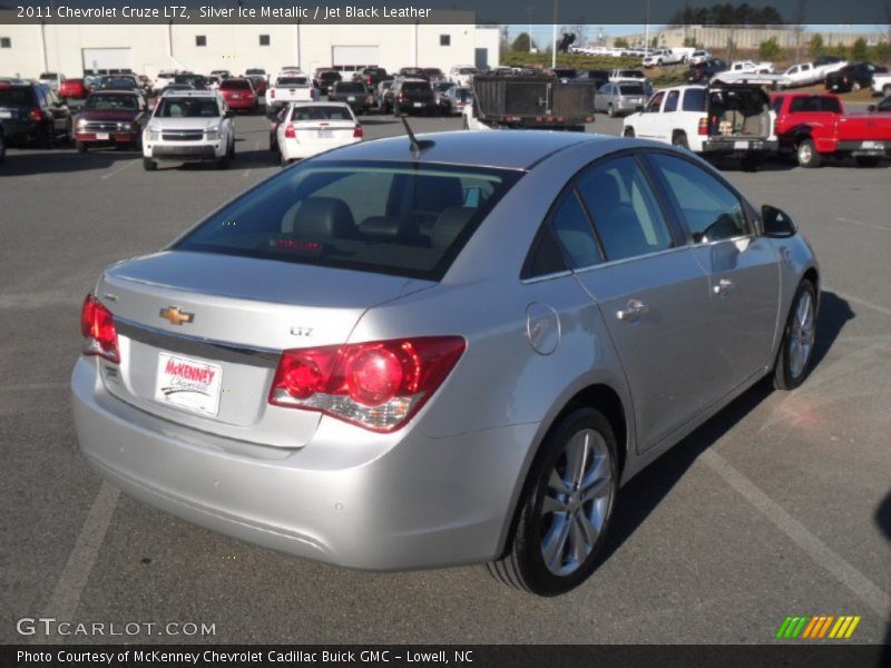 Silver Ice Metallic / Jet Black Leather 2011 Chevrolet Cruze LTZ