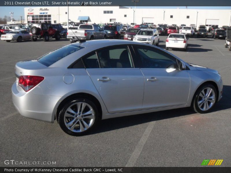 Silver Ice Metallic / Jet Black Leather 2011 Chevrolet Cruze LTZ