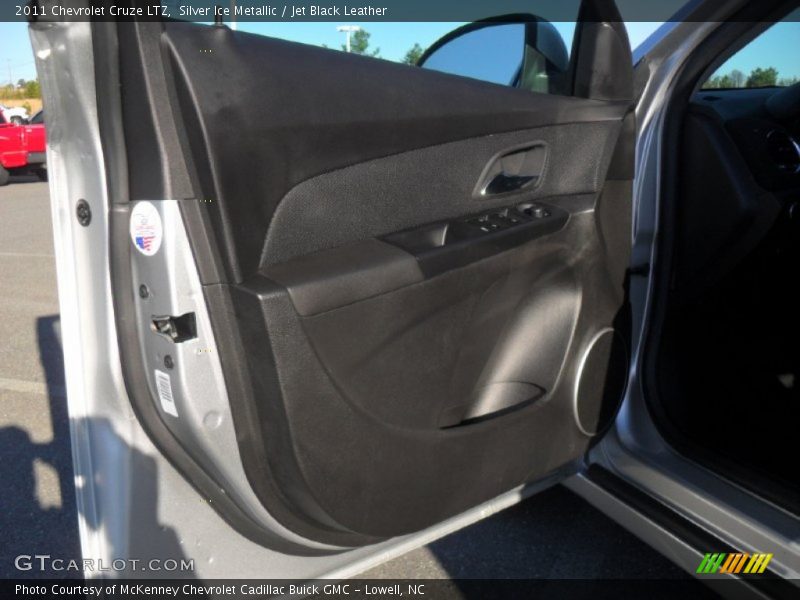 Silver Ice Metallic / Jet Black Leather 2011 Chevrolet Cruze LTZ