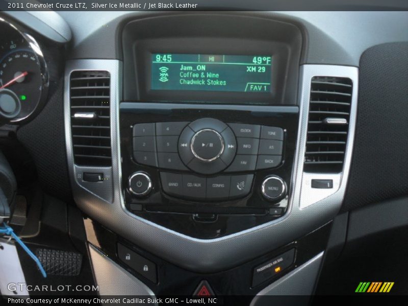 Silver Ice Metallic / Jet Black Leather 2011 Chevrolet Cruze LTZ