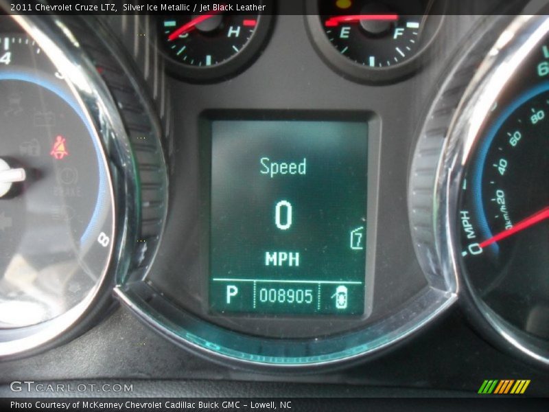 Silver Ice Metallic / Jet Black Leather 2011 Chevrolet Cruze LTZ