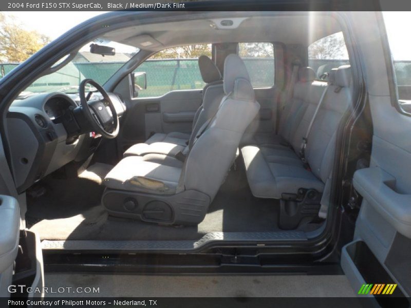 Black / Medium/Dark Flint 2004 Ford F150 STX SuperCab