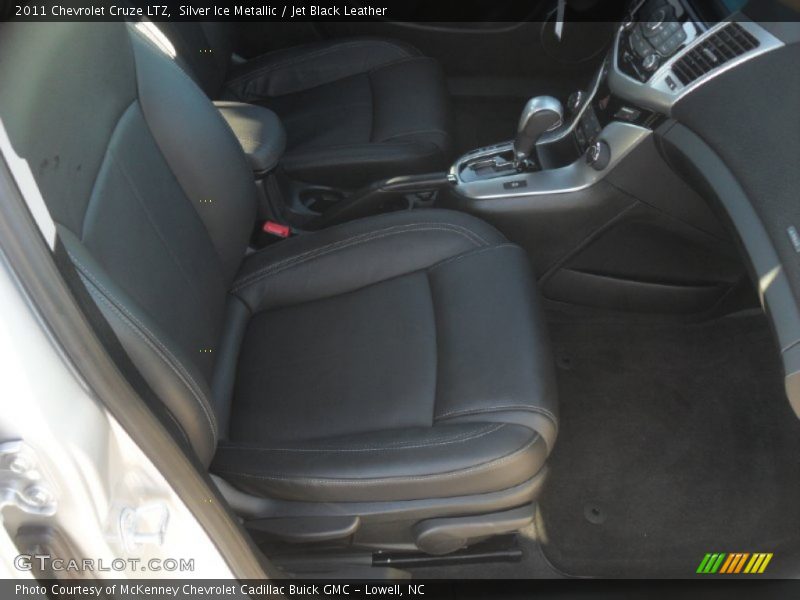 Silver Ice Metallic / Jet Black Leather 2011 Chevrolet Cruze LTZ