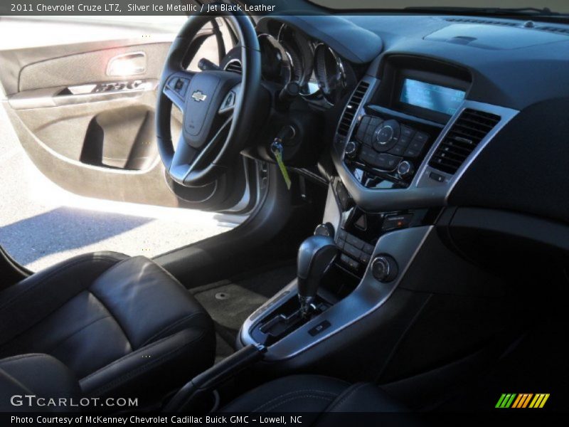 Silver Ice Metallic / Jet Black Leather 2011 Chevrolet Cruze LTZ