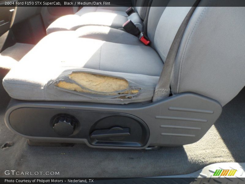 Black / Medium/Dark Flint 2004 Ford F150 STX SuperCab
