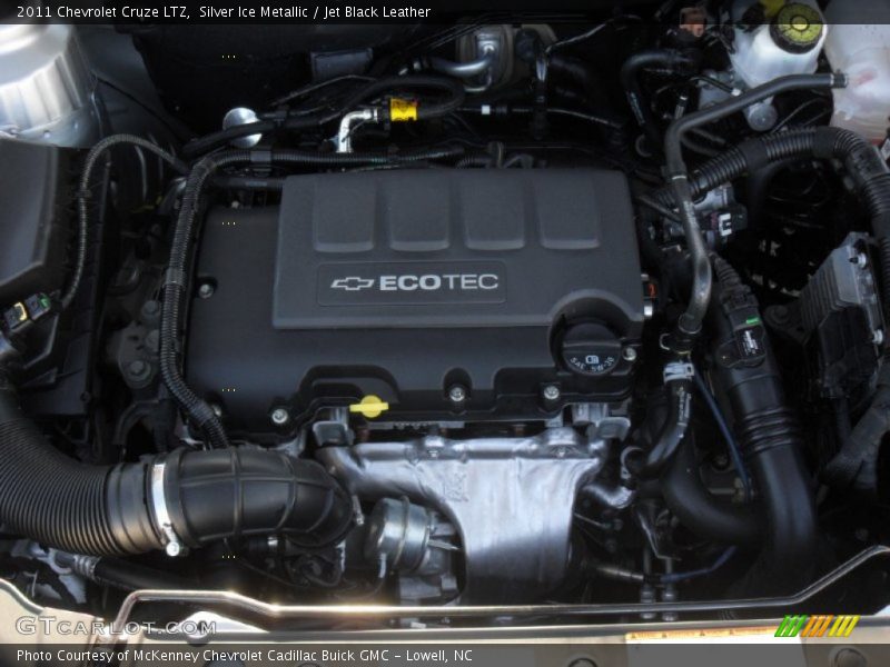 Silver Ice Metallic / Jet Black Leather 2011 Chevrolet Cruze LTZ