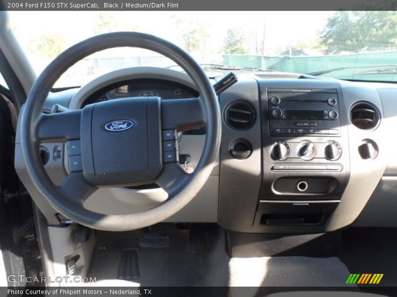 Black / Medium/Dark Flint 2004 Ford F150 STX SuperCab