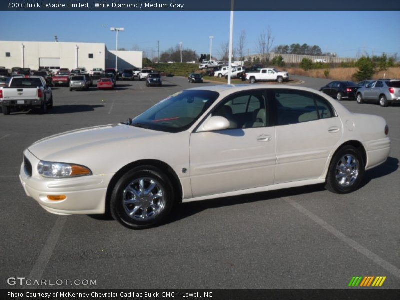 White Diamond / Medium Gray 2003 Buick LeSabre Limited