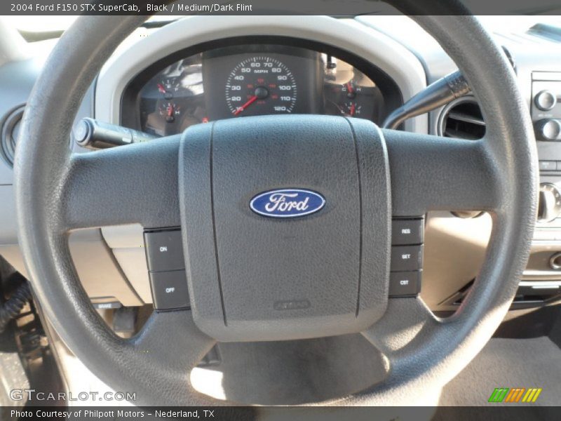 Black / Medium/Dark Flint 2004 Ford F150 STX SuperCab
