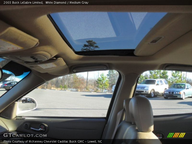White Diamond / Medium Gray 2003 Buick LeSabre Limited
