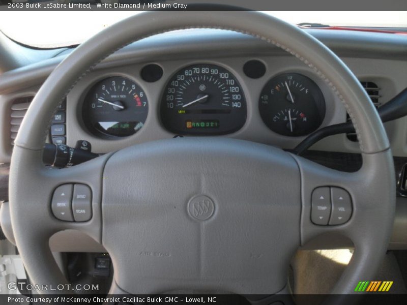 White Diamond / Medium Gray 2003 Buick LeSabre Limited