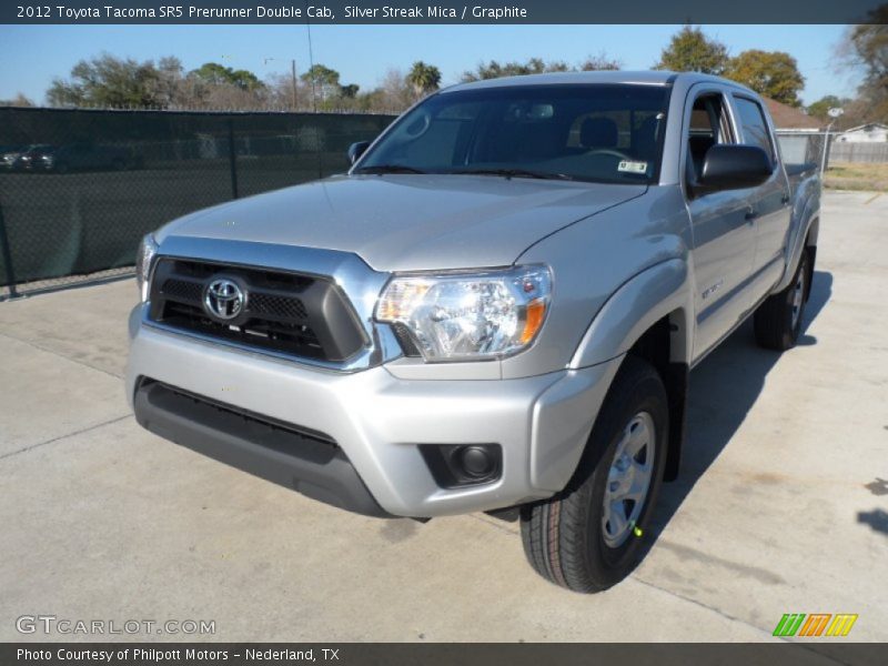 Silver Streak Mica / Graphite 2012 Toyota Tacoma SR5 Prerunner Double Cab