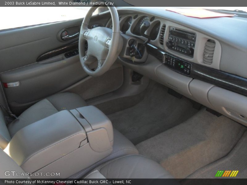 White Diamond / Medium Gray 2003 Buick LeSabre Limited