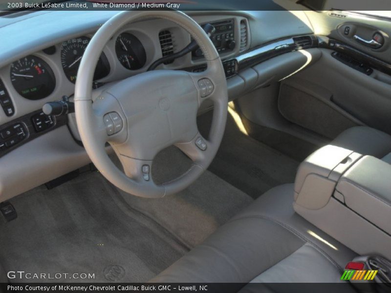 White Diamond / Medium Gray 2003 Buick LeSabre Limited