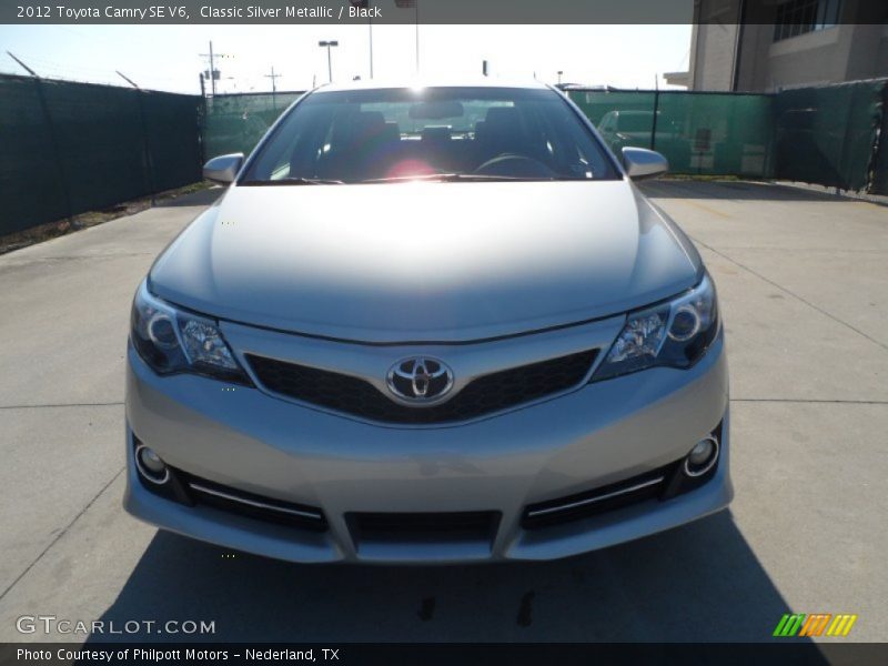 Classic Silver Metallic / Black 2012 Toyota Camry SE V6