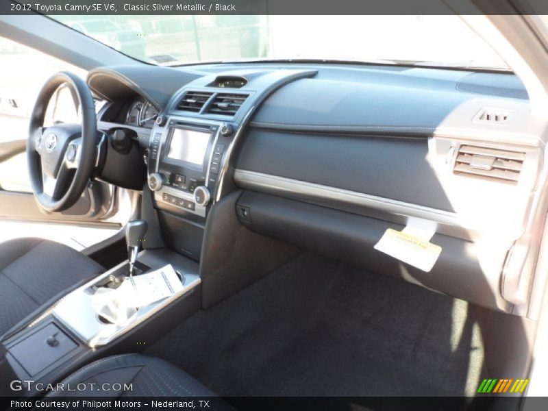 Classic Silver Metallic / Black 2012 Toyota Camry SE V6