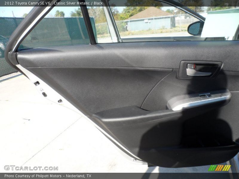 Classic Silver Metallic / Black 2012 Toyota Camry SE V6