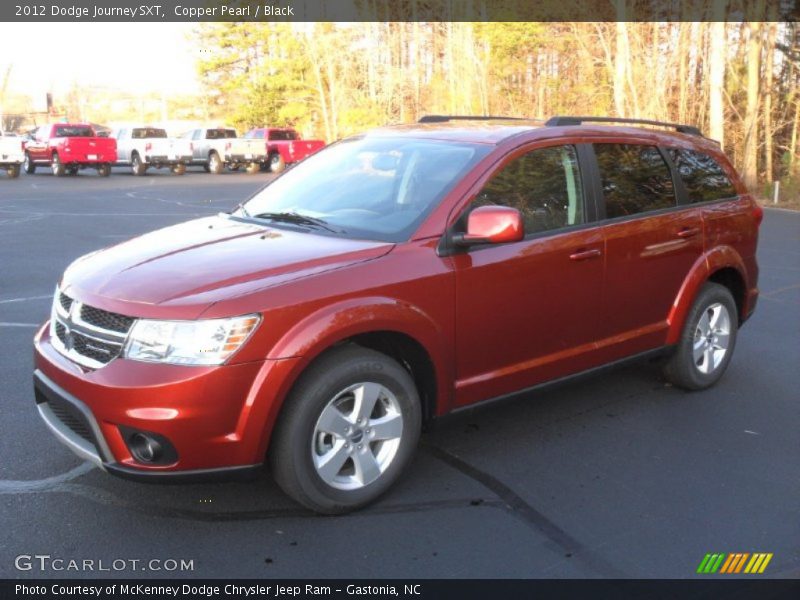Copper Pearl / Black 2012 Dodge Journey SXT
