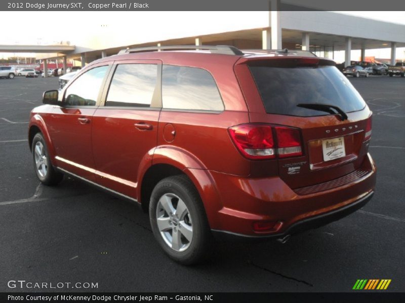 Copper Pearl / Black 2012 Dodge Journey SXT