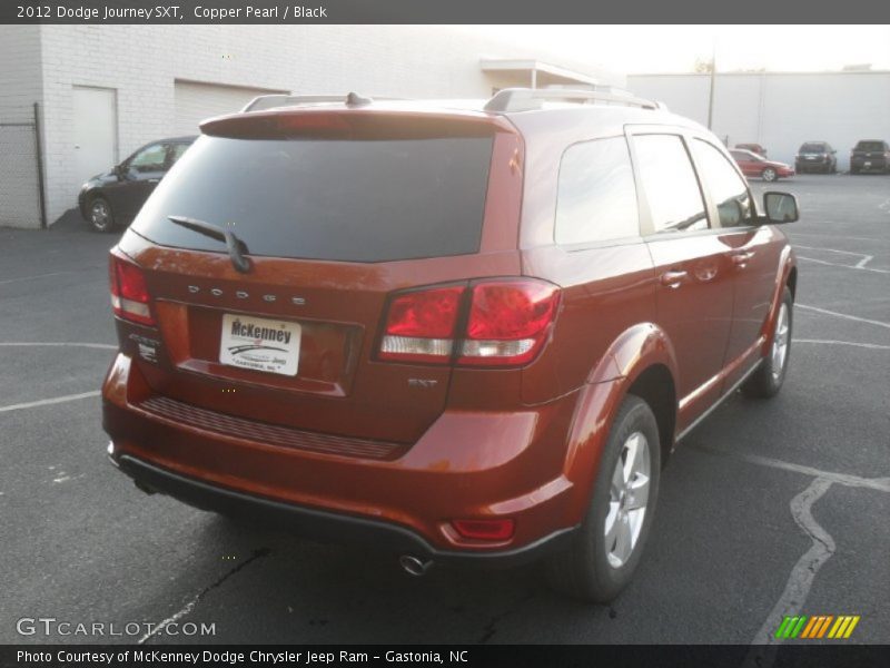 Copper Pearl / Black 2012 Dodge Journey SXT