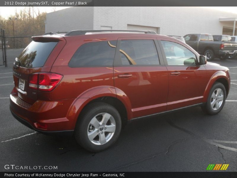Copper Pearl / Black 2012 Dodge Journey SXT