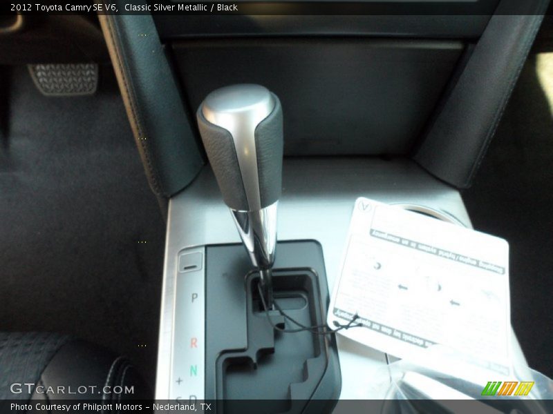 Classic Silver Metallic / Black 2012 Toyota Camry SE V6