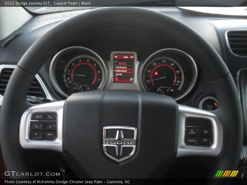Copper Pearl / Black 2012 Dodge Journey SXT