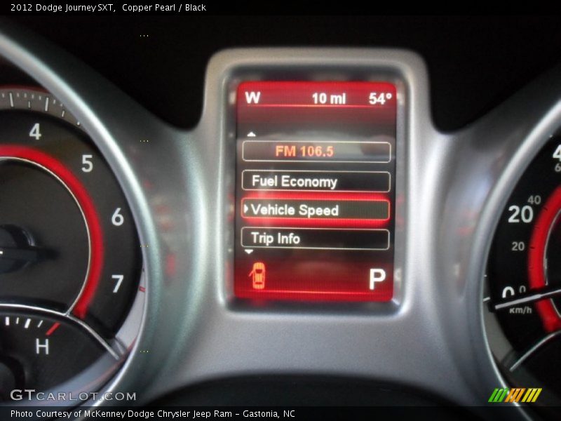 Copper Pearl / Black 2012 Dodge Journey SXT