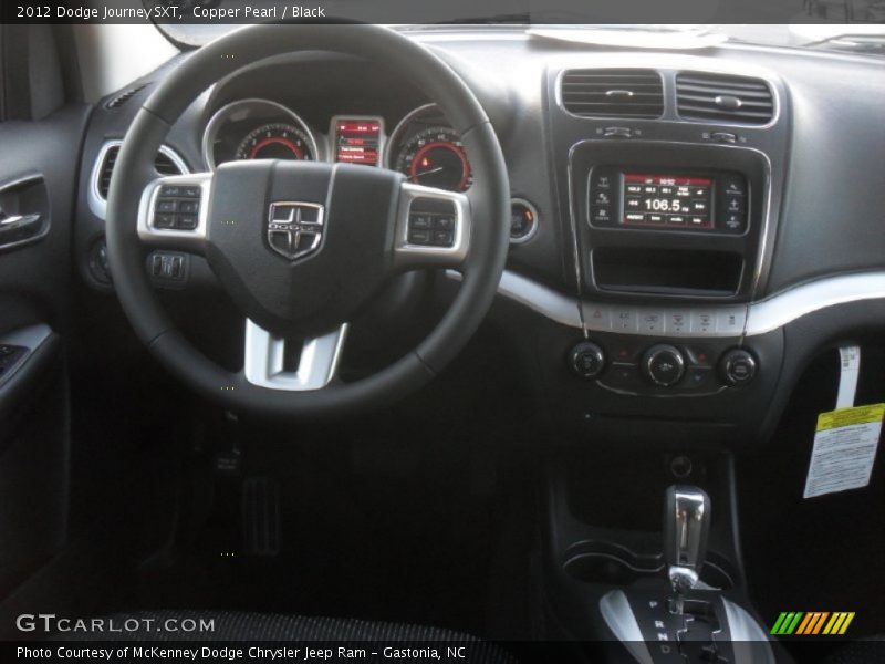 Copper Pearl / Black 2012 Dodge Journey SXT