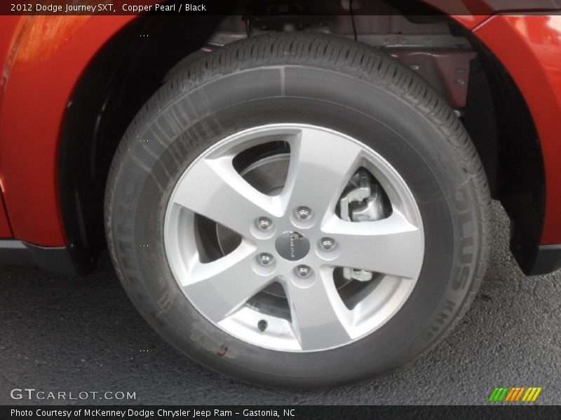 Copper Pearl / Black 2012 Dodge Journey SXT