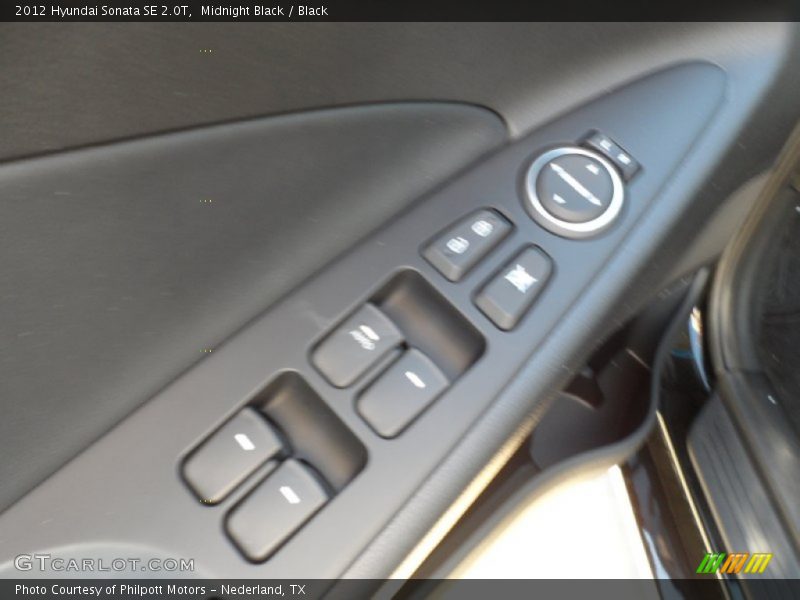Midnight Black / Black 2012 Hyundai Sonata SE 2.0T