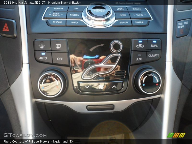 Midnight Black / Black 2012 Hyundai Sonata SE 2.0T