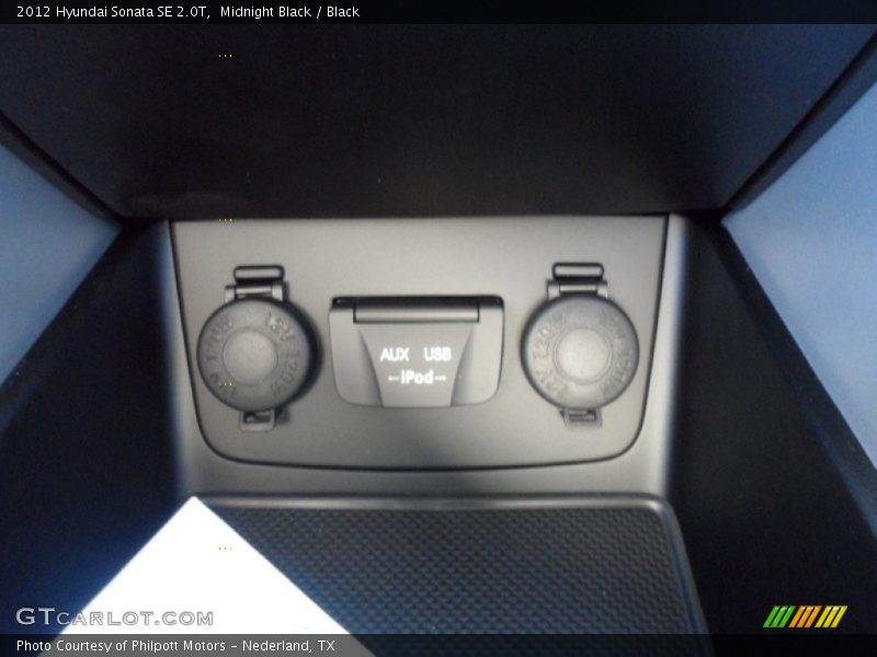 Midnight Black / Black 2012 Hyundai Sonata SE 2.0T