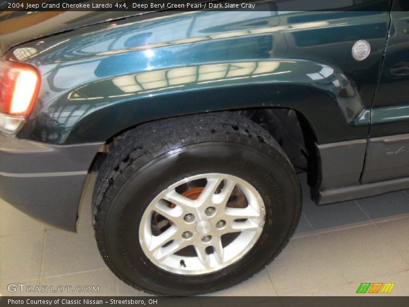 Deep Beryl Green Pearl / Dark Slate Gray 2004 Jeep Grand Cherokee Laredo 4x4