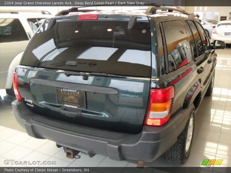 Deep Beryl Green Pearl / Dark Slate Gray 2004 Jeep Grand Cherokee Laredo 4x4