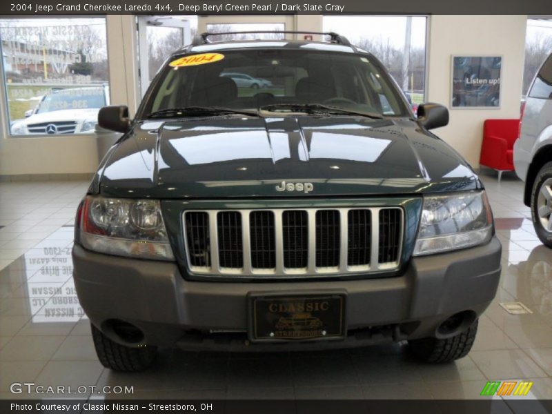 Deep Beryl Green Pearl / Dark Slate Gray 2004 Jeep Grand Cherokee Laredo 4x4