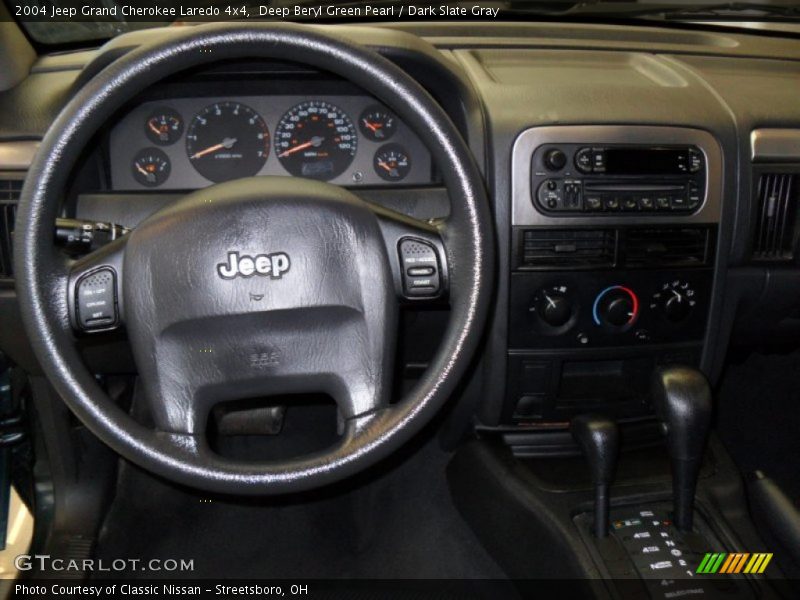 Deep Beryl Green Pearl / Dark Slate Gray 2004 Jeep Grand Cherokee Laredo 4x4