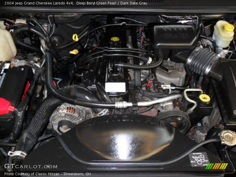 Deep Beryl Green Pearl / Dark Slate Gray 2004 Jeep Grand Cherokee Laredo 4x4
