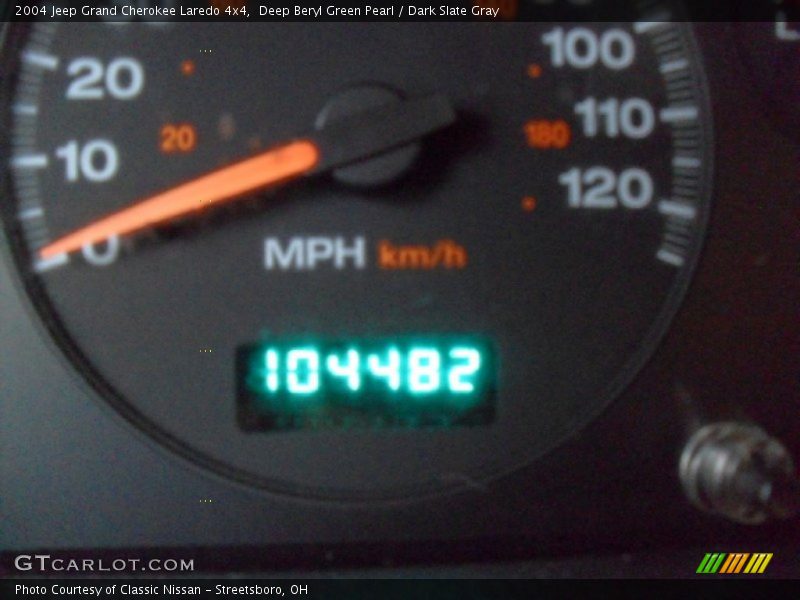 Deep Beryl Green Pearl / Dark Slate Gray 2004 Jeep Grand Cherokee Laredo 4x4