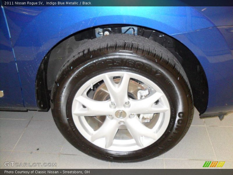 Indigo Blue Metallic / Black 2011 Nissan Rogue SV