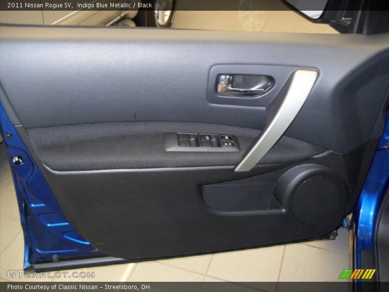Indigo Blue Metallic / Black 2011 Nissan Rogue SV