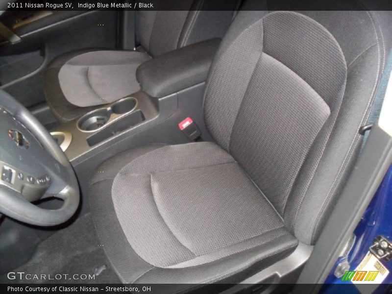 Indigo Blue Metallic / Black 2011 Nissan Rogue SV