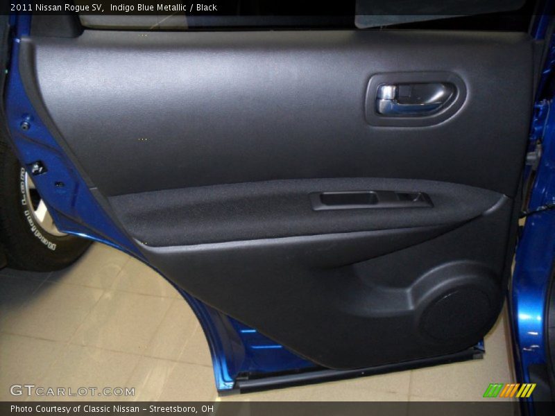 Indigo Blue Metallic / Black 2011 Nissan Rogue SV