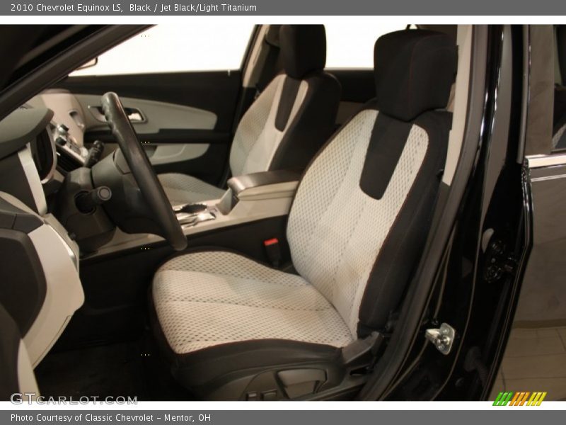 Black / Jet Black/Light Titanium 2010 Chevrolet Equinox LS