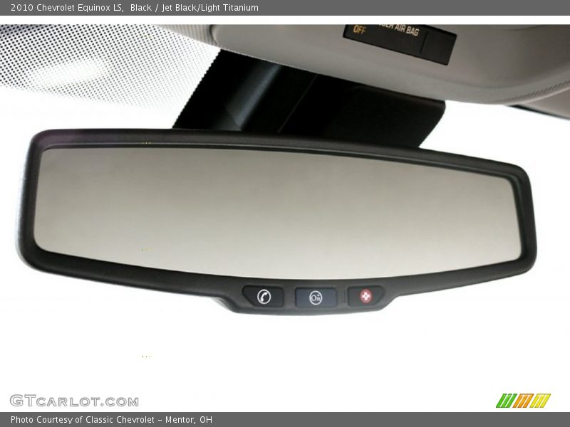 Black / Jet Black/Light Titanium 2010 Chevrolet Equinox LS