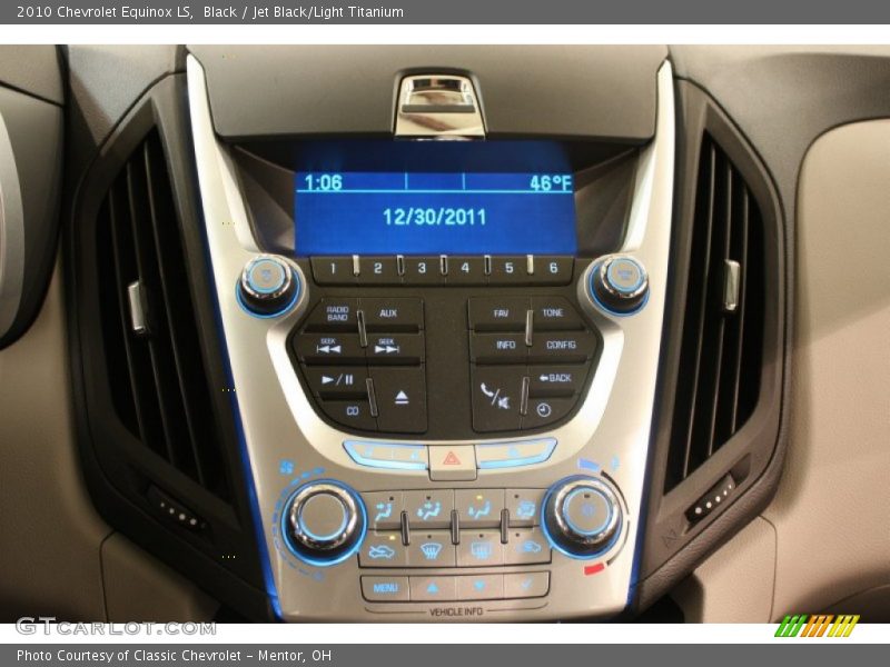 Black / Jet Black/Light Titanium 2010 Chevrolet Equinox LS