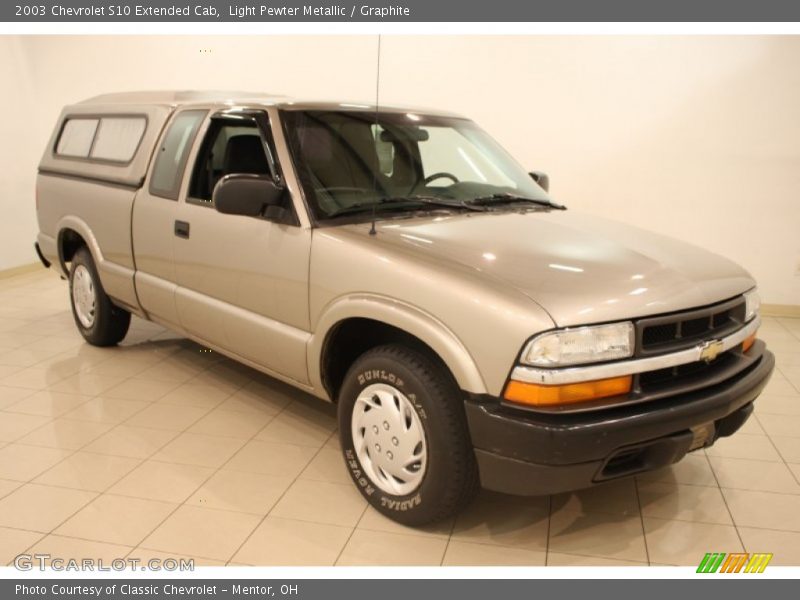 Light Pewter Metallic / Graphite 2003 Chevrolet S10 Extended Cab