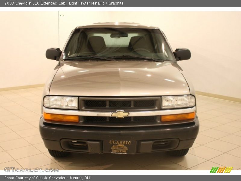 Light Pewter Metallic / Graphite 2003 Chevrolet S10 Extended Cab