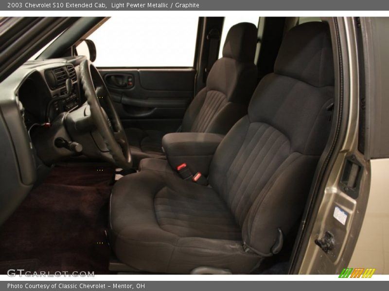 Light Pewter Metallic / Graphite 2003 Chevrolet S10 Extended Cab